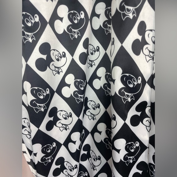 Disney Park Mickey Mouse pajama pants black & white Adult Plus Size 2X WDW Print - Picture 8 of 13